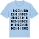 Blue Soul t-shirt med Ingemundebo ordlek t-shirt