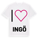 Jag älskar Ingö t-shirt stort tryck