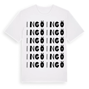 Ingö ordlek t-shirt – ekologisk bomull t-shirt från Pinshirt