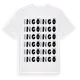 White t-shirt med Ingö ordlek t-shirt
