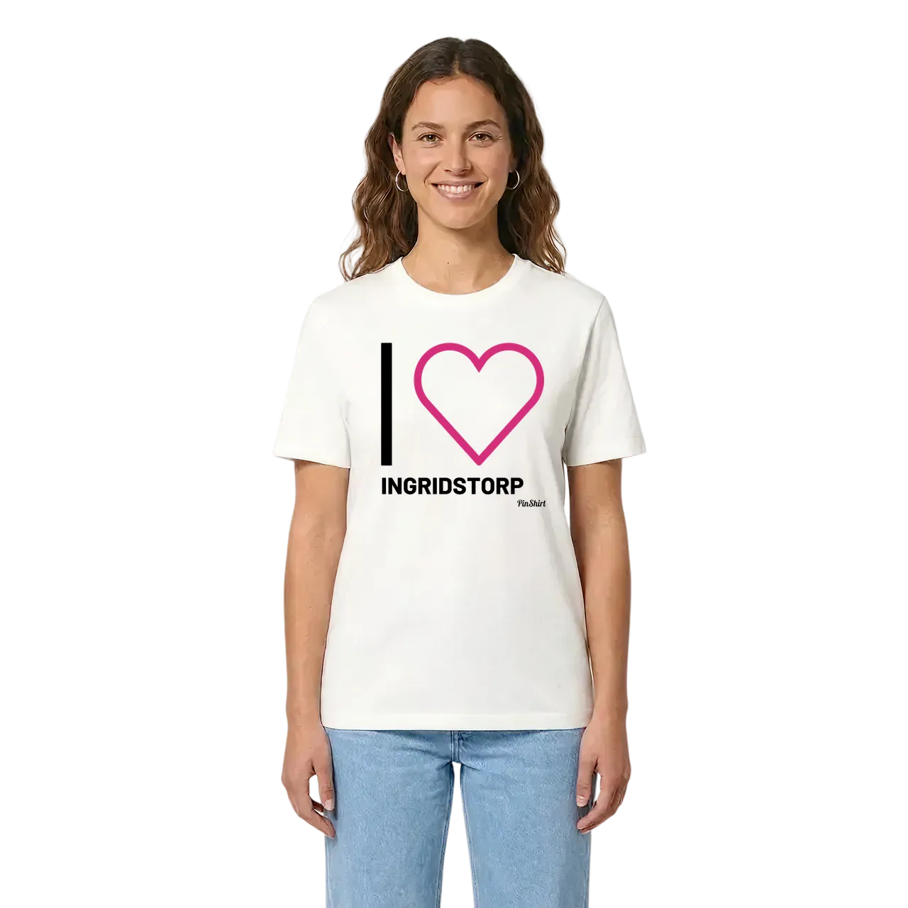Jag älskar Ingridstorp t-shirt stort tryck i miljö