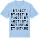 Blue Soul t-shirt med Intaget ordlek t-shirt