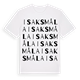 Isaksmåla ordlek t-shirt