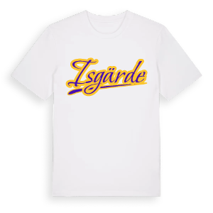 Isgärde baseball t-shirt – ekologisk bomull t-shirt från Pinshirt
