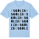 Blue Soul t-shirt med Isgölen ordlek t-shirt