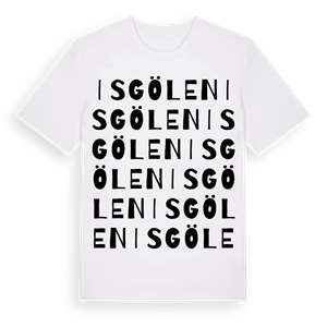 Isgölen ordlek t-shirt – ekologisk bomull t-shirt från Pinshirt