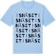 Blue Soul t-shirt med Isnäset ordlek t-shirt
