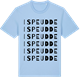 Blue Soul t-shirt med Ispeudde ordlek t-shirt