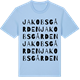 Blue Soul t-shirt med Jakobsgården ordlek t-shirt