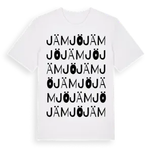 Jämjö ordlek t-shirt – ekologisk bomull t-shirt från Pinshirt