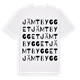 Jämtbygget ordlek t-shirt