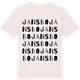 Vintage White t-shirt med Jansbo ordlek t-shirt