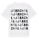 Järnemåla ordlek t-shirt