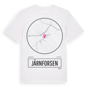 Järnforsen t-shirt – ekologisk bomull t-shirt från Pinshirt