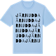 Blue Soul t-shirt med Järnudda ordlek t-shirt
