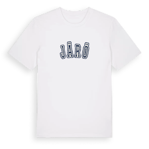 Järö college t-shirt – ekologisk bomull t-shirt från Pinshirt