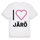 Jag älskar Järö t-shirt stort tryck