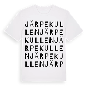 Järpekullen ordlek t-shirt – ekologisk bomull t-shirt från Pinshirt