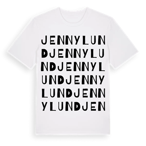 Jennylund ordlek t-shirt – ekologisk bomull t-shirt från Pinshirt