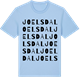 Blue Soul t-shirt med Joelsdal ordlek t-shirt