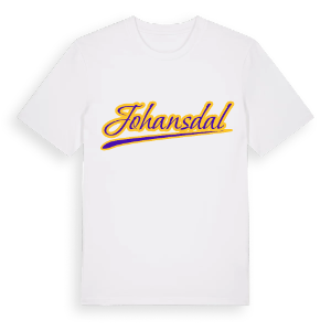 Johansdal baseball t-shirt – ekologisk bomull t-shirt från Pinshirt