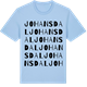 Blue Soul t-shirt med Johansdal ordlek t-shirt