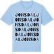 Blue Soul t-shirt med Jonsdal ordlek t-shirt