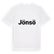 White t-shirt med Jönsö fetstil t-shirt