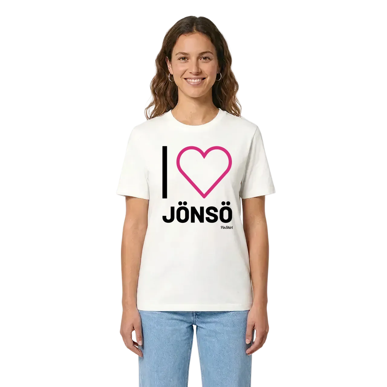 Jag älskar Jönsö t-shirt stort tryck i miljö