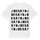 White t-shirt med Jonsryd ordlek t-shirt