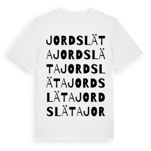 Jordsläta ordlek t-shirt – ekologisk bomull t-shirt från Pinshirt