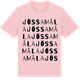 Pink Cotton t-shirt med Jössamåla ordlek t-shirt