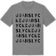 Mid Heather Gray t-shirt med Juanslycke ordlek t-shirt