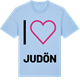 Blue Soul t-shirt med Jag älskar Judön t-shirt stort tryck