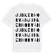 Junkerhorvan ordlek t-shirt