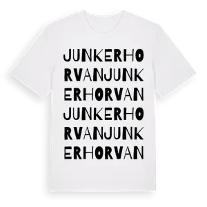 Junkerhorvan ordlek t-shirt – ekologisk bomull t-shirt från Pinshirt