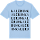 Blue Soul t-shirt med Kalerum ordlek t-shirt