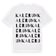 Kalerum ordlek t-shirt