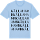 Blue Soul t-shirt med Källa hamn ordlek t-shirt