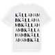 Källa hamn ordlek t-shirt