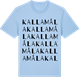 Blue Soul t-shirt med Kallamåla ordlek t-shirt