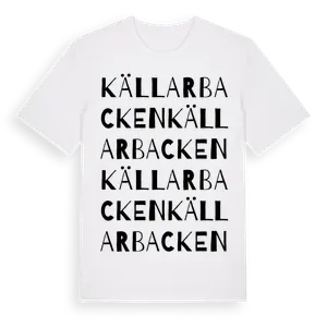 Källarbacken ordlek t-shirt – ekologisk bomull t-shirt från Pinshirt