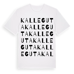 Kalleguta ordlek t-shirt – ekologisk bomull t-shirt från Pinshirt