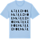 Blue Soul t-shirt med Källeholm ordlek t-shirt