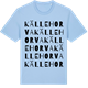 Blue Soul t-shirt med Källehorva ordlek t-shirt