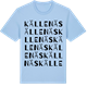 Blue Soul t-shirt med Källenäs ordlek t-shirt