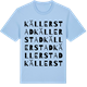 Blue Soul t-shirt med Källerstad ordlek t-shirt