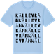 Blue Soul t-shirt med Källevrån ordlek t-shirt