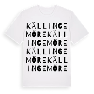 Källingemöre ordlek t-shirt – ekologisk bomull t-shirt från Pinshirt