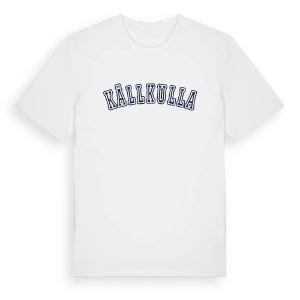 Källkulla college t-shirt – ekologisk bomull t-shirt från Pinshirt